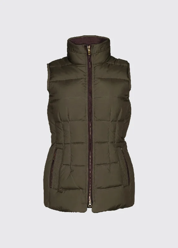 Affordable Women's Fashion Spiddal Quilted Gilet - Olive