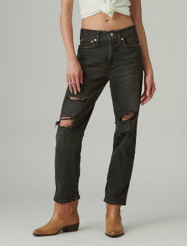 Online Boutiques Lucky Brand Women's High Rise Zoe Straight