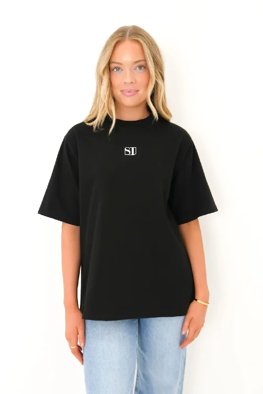 Weekend Sale Silent Luxe Tee Black