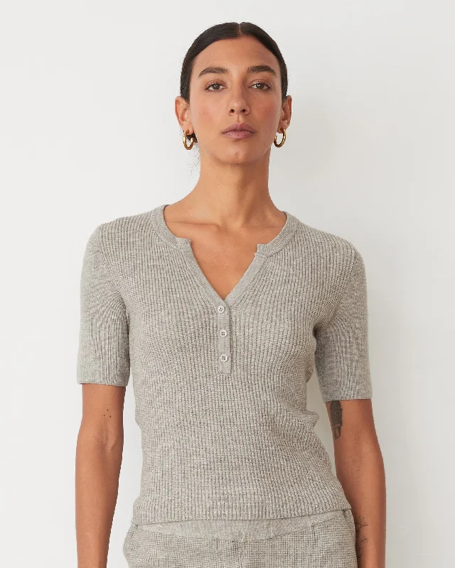 Extreme Clearance Deals Softknit Rib Waffle Henley