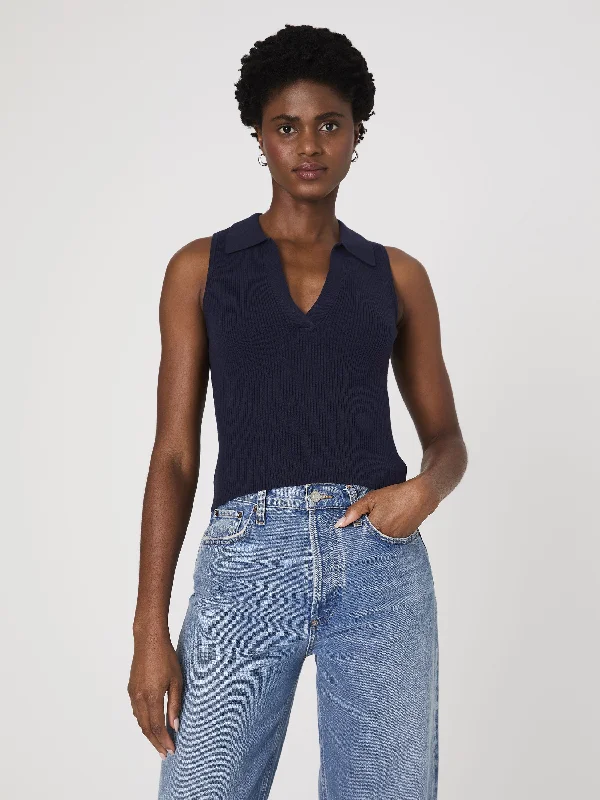 Summer Sale Mozza V Neck Sleeveless Sweater