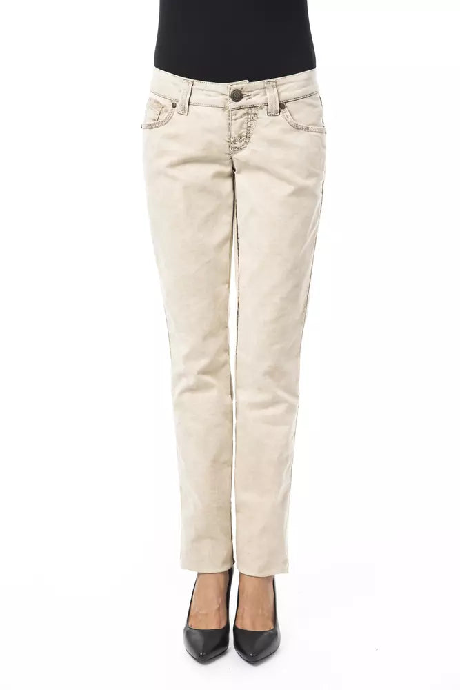 Women's Functional Outfit For Outdoor Activities BYBLOS  Cotton Jeans & Women's Pant