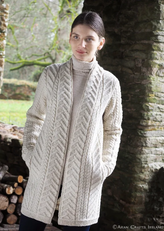 Formal Outfit For Women Aran Crafts Bandon Coat | Natural