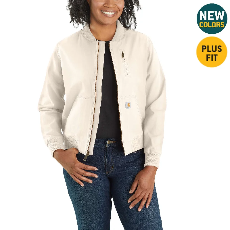 Women's Clothing Brands Rugged Flex® Relaxed Fit Canvas Jacket