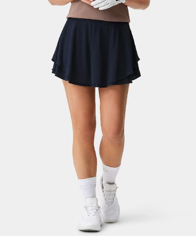 Trendy Online Boutiques Cleo Navy Tour Skirt