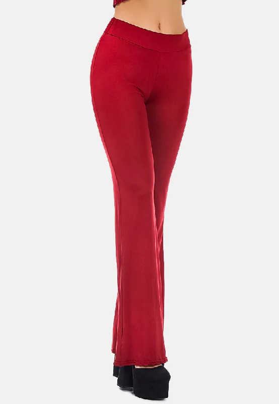 Plus Size Women Wear Timeless Stretch Flared Pant