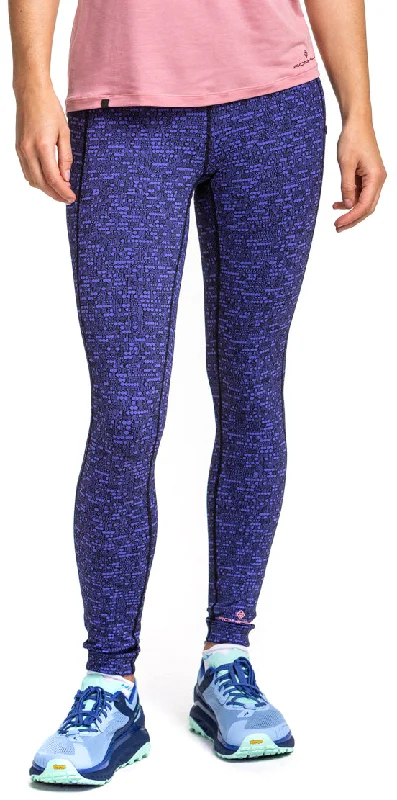 Women's Casual Dresses Ronhill Life Deluxe Womens Long Running Tights - Blue