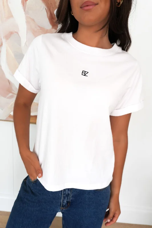 Flash Discount Essential BZ Tee White