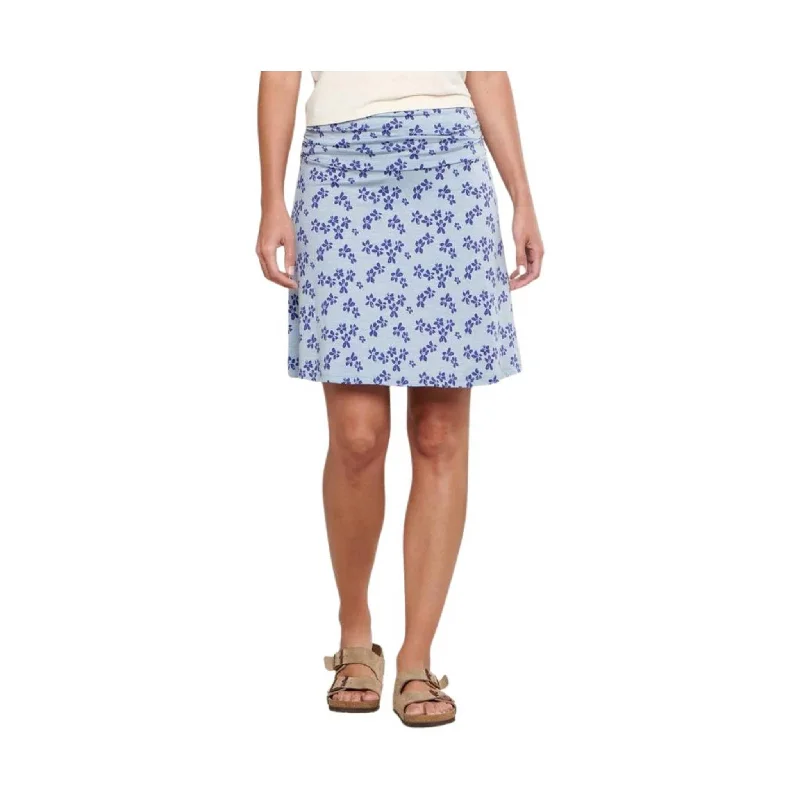 Luxury Women's Clothing Toad & Co Women's Chaka Skirt - Weathered Blue Print - ONLINE STORE CREDIT/EXCHANGE ONLY