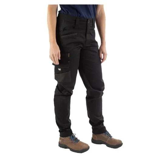 Vintage-Inspired Women's Clothes CAT Women's Elite Operator Stretch Twill Cargo Work Pant