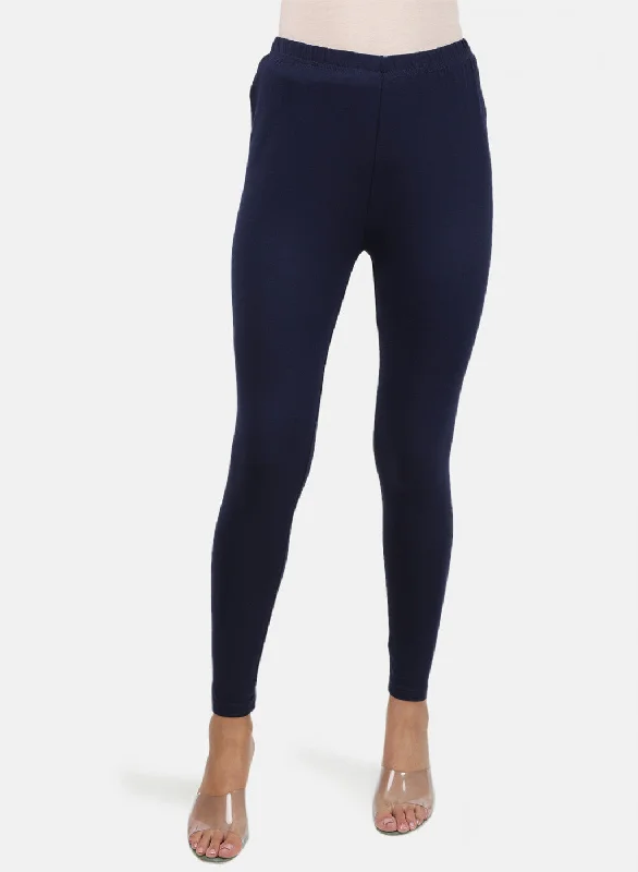 Online Boutique Clothing Womens Blue Plain Legging