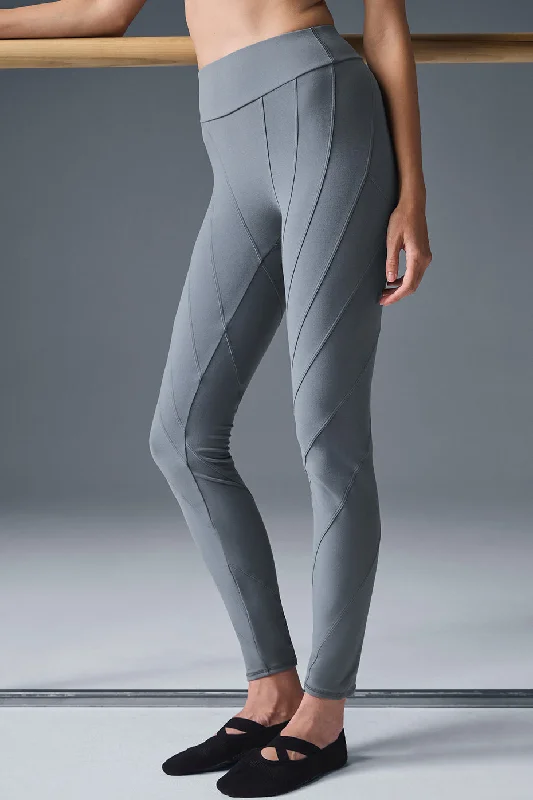 Sale For Women Alosoft High-Waist Sunray Legging - Steel Grey/Grey