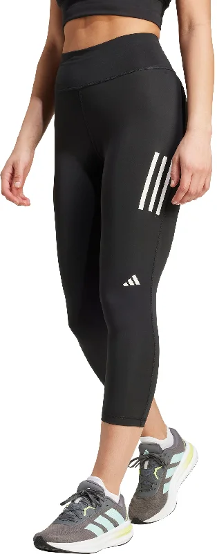 Chic Women's Outfit Ideas adidas Own The Run Womens 3/4 Capri Running Tights - Black