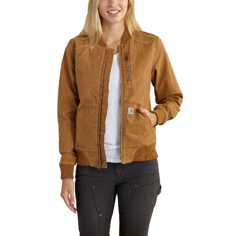 Women's Clothing Stores Rugged Flex® Relaxed Fit Canvas Jacket